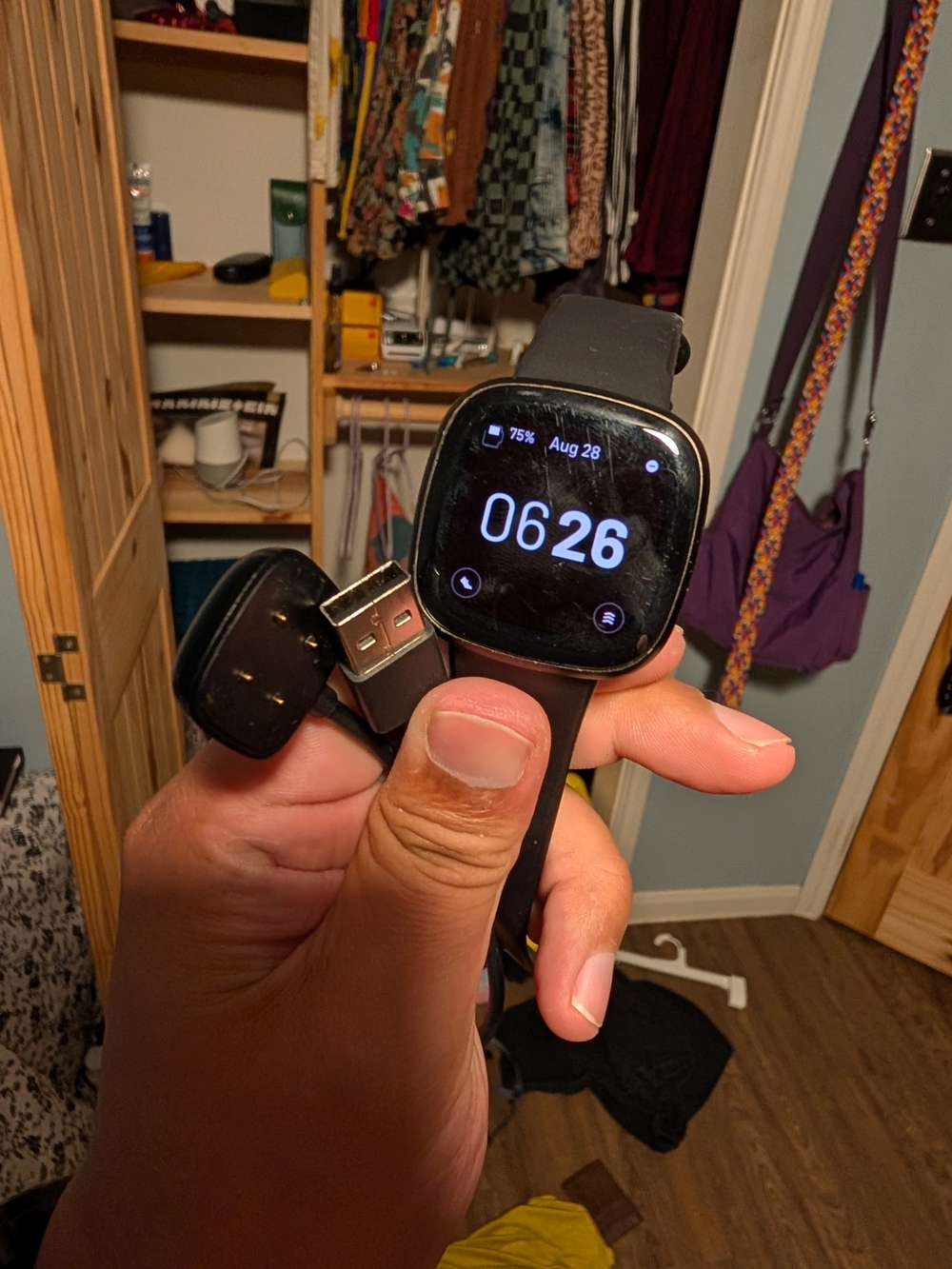 Fitbit Versa 3 Smartwatch with Charger